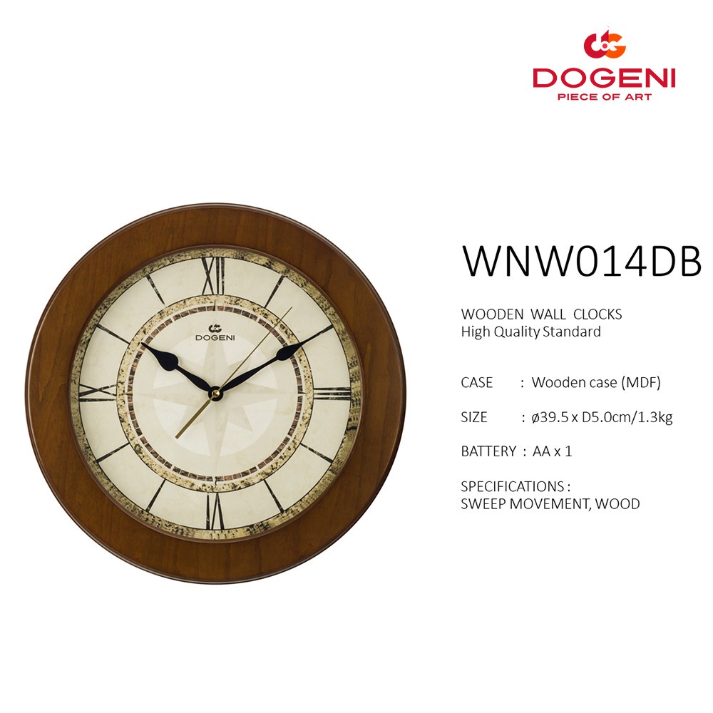 dogeni-นาฬิกาแขวนไม้-wooden-wall-clock-รุ่น-wnw014db