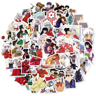 สติ๊กเกอร์ลายกราฟฟิก Inuyasha 50 ชิ้น