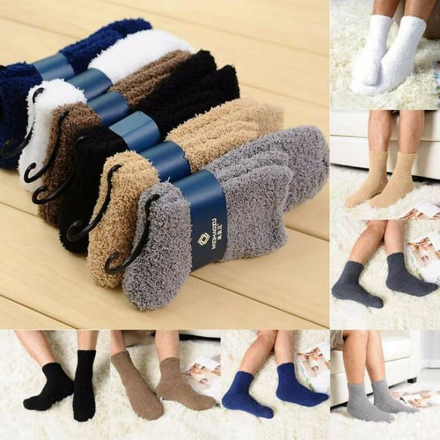 ถุงเท้าหนาฤดูหนาว SOCK WOOL WARMER ผู้ใหญ่ WARM VELVET SLEEPING