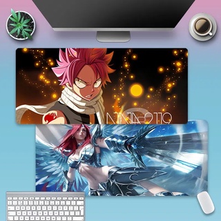 แผ่นรองเมาส์ แผ่นรองเมาส์อะนิเมะ (Fairy Tail)（80x30x0.3 ซม./90x40x0.3 ซม.）mouse pad ที่รองเม้าส์ เกมมิ่ง ขนาดใหญ่