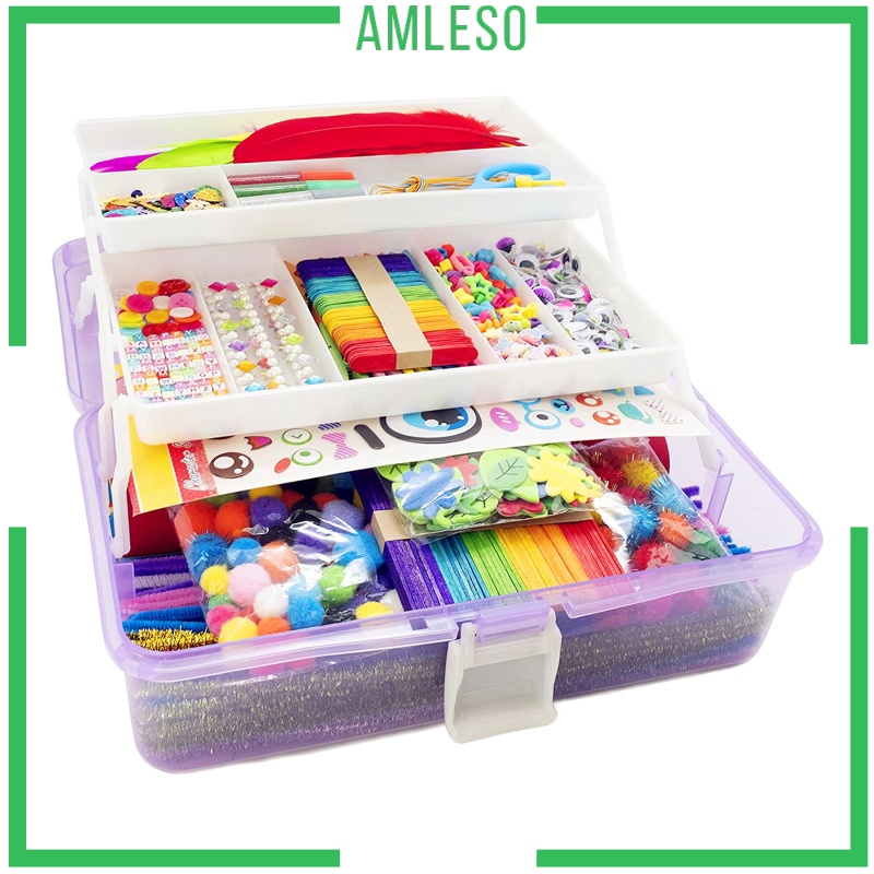 amleso-อุปกรณ์ศิลปะหัตถกรรมสําหรับเด็ก-1000-ชิ้น