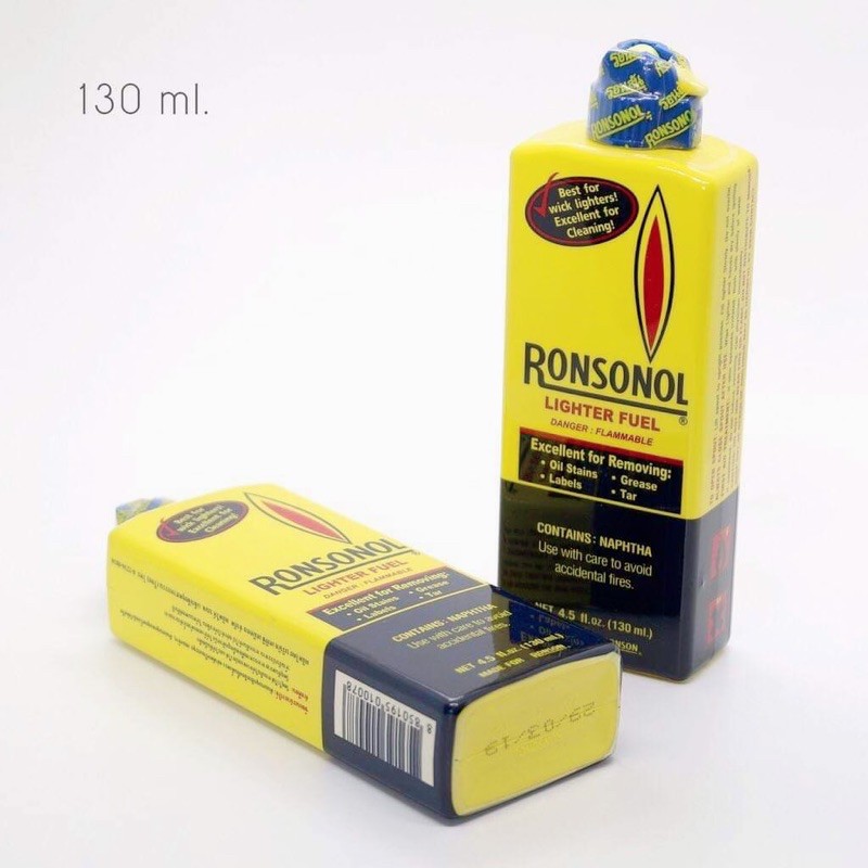 1 ขวด น้ำมัน รอนสัน Ronsonol สองขนาด สำหรับ เติมไฟแช็กน้ำมัน | Shopee ...