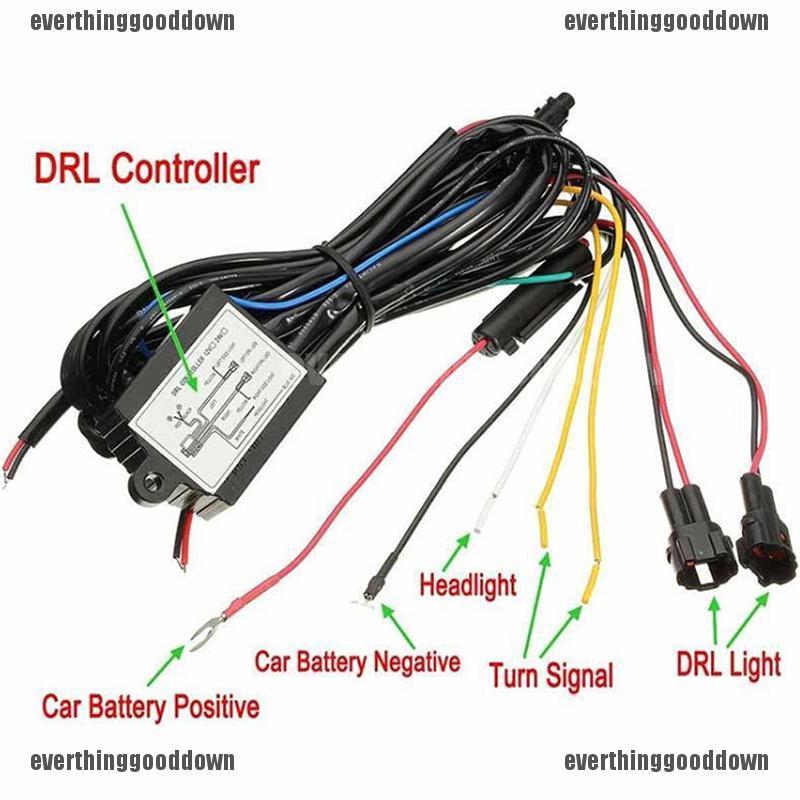 สวิตช์รีเลย์ควบคุมไฟกลางวัน-drl-สําหรับรถยนต์