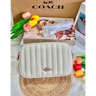 กระเป๋าสะพายข้าง COACH Jes Crossbody With Linear Quilting สินค้า coach outlet