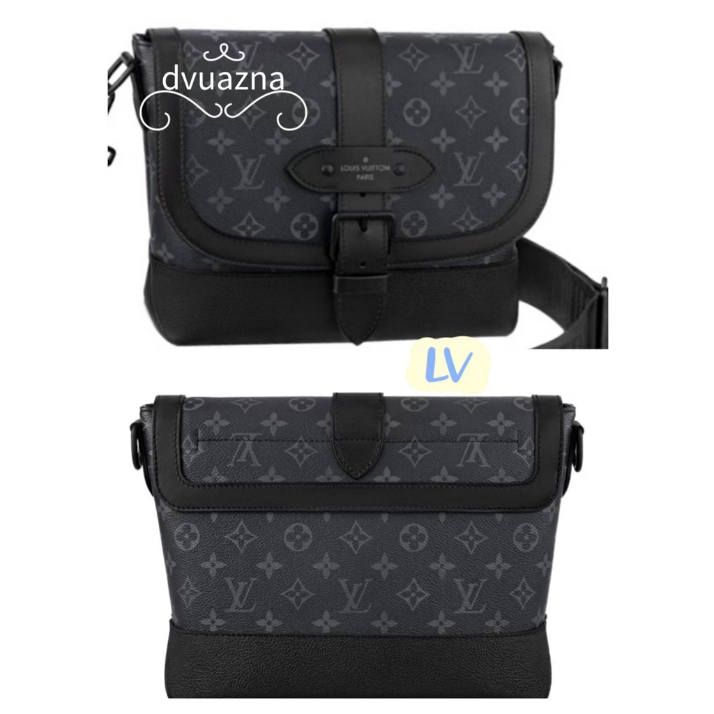 ของแท้-louis-vuitton-lv-saumur-canvas-one-shoulder-crossbody-bag