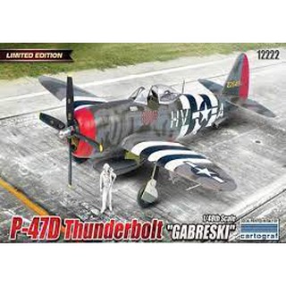 โมเดลประกอบ Academy Model 1/48 AC12222 P-47D THUNDERBOLT "GABRESKI"