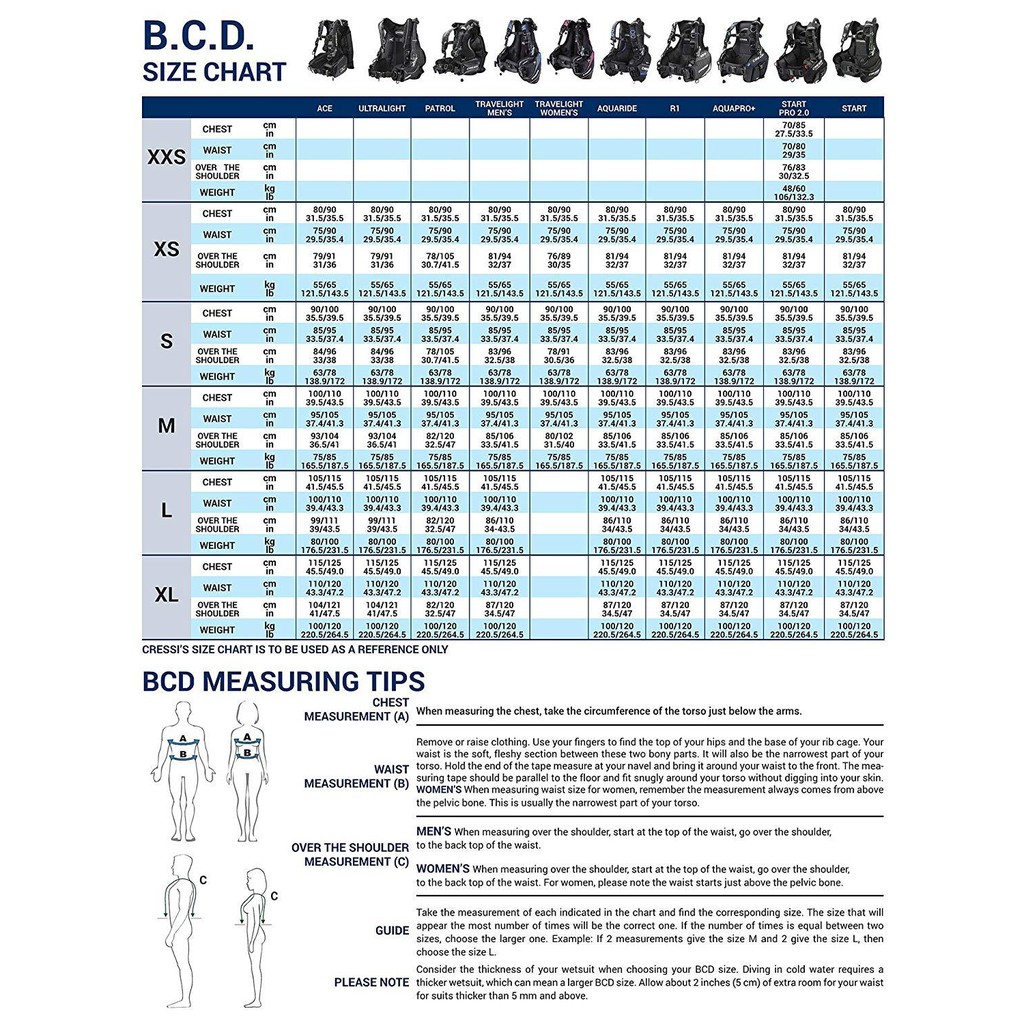 cressi-solid-bcd-dive-center-edition-บีซีดี-ชุดเก็บอุปกรณ์ของนักดำน้ำ-อุปกรณ์ดำน้ำ