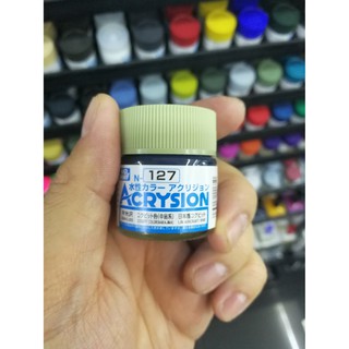 สีสูตรน้ำ Mr.Acrysion Color N127 COCPIT COLOR NAKAJIWA (Semi Gloss) 10ml