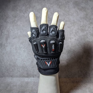 ถุงมือ แบบครึ่งนิ้ว สําหรับขี่รถจักรยานยนต์ Voltz VX01S