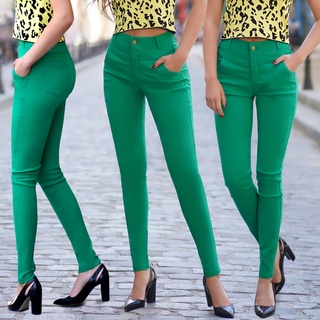 AB Skinny สีเขียวไมโล กางเกงสกินนี่ยีนส์ ของแท้ จากเพจดัง 300,000 Like กางเกง AB สกินนี่ยีนส์ ผู้หญิง