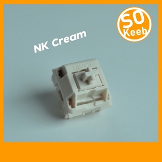 ภาพหน้าปกสินค้าNK Cream NovelKeys Kailh Cream Switch (Linear) 10 ชิ้น Mechanical Keyboard Switch ที่เกี่ยวข้อง
