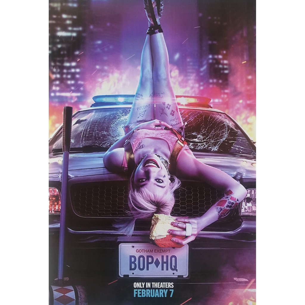 โปสเตอร์-หนัง-birds-of-prey-2020-poster-24-x35-inch-harley-quinn-dc-movie-ทีมนกผู้ล่ากับฮาร์ลีย์ควินน์ผู้เริดเชิด-v2