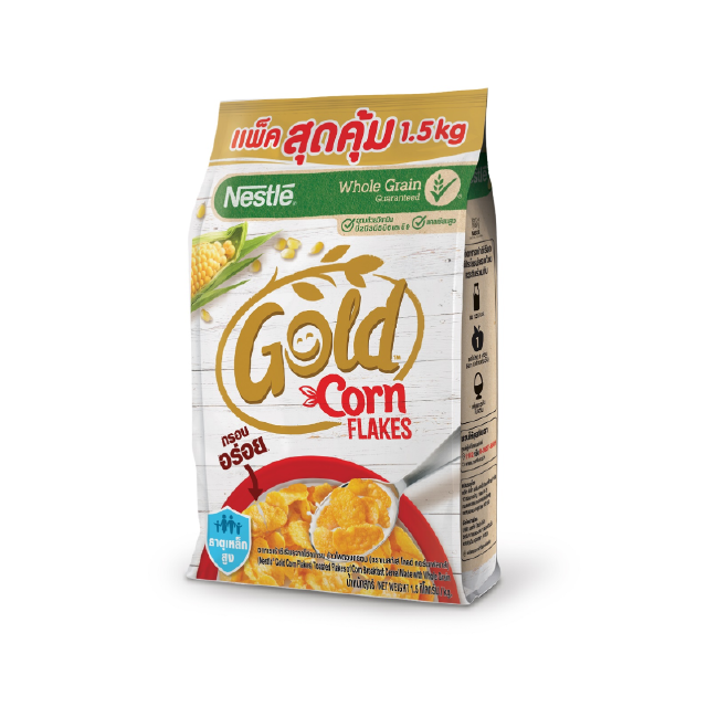 Nestle Gold Cornflakes เนสท์เล่ โกลด์ คอร์นเฟลกส์ ซีเรียล 1.4 กิโลกรัม