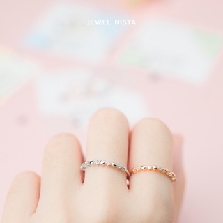 ของขวัญวันเกิดแฟน แหวนทอง loving crystal ring แหวนหัวใจ