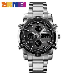 สินค้า SKMEI าฬิกาข้อมือ แบบ Quartz Dual Display สำหรับผู้ชาย แนวสปอร์ต