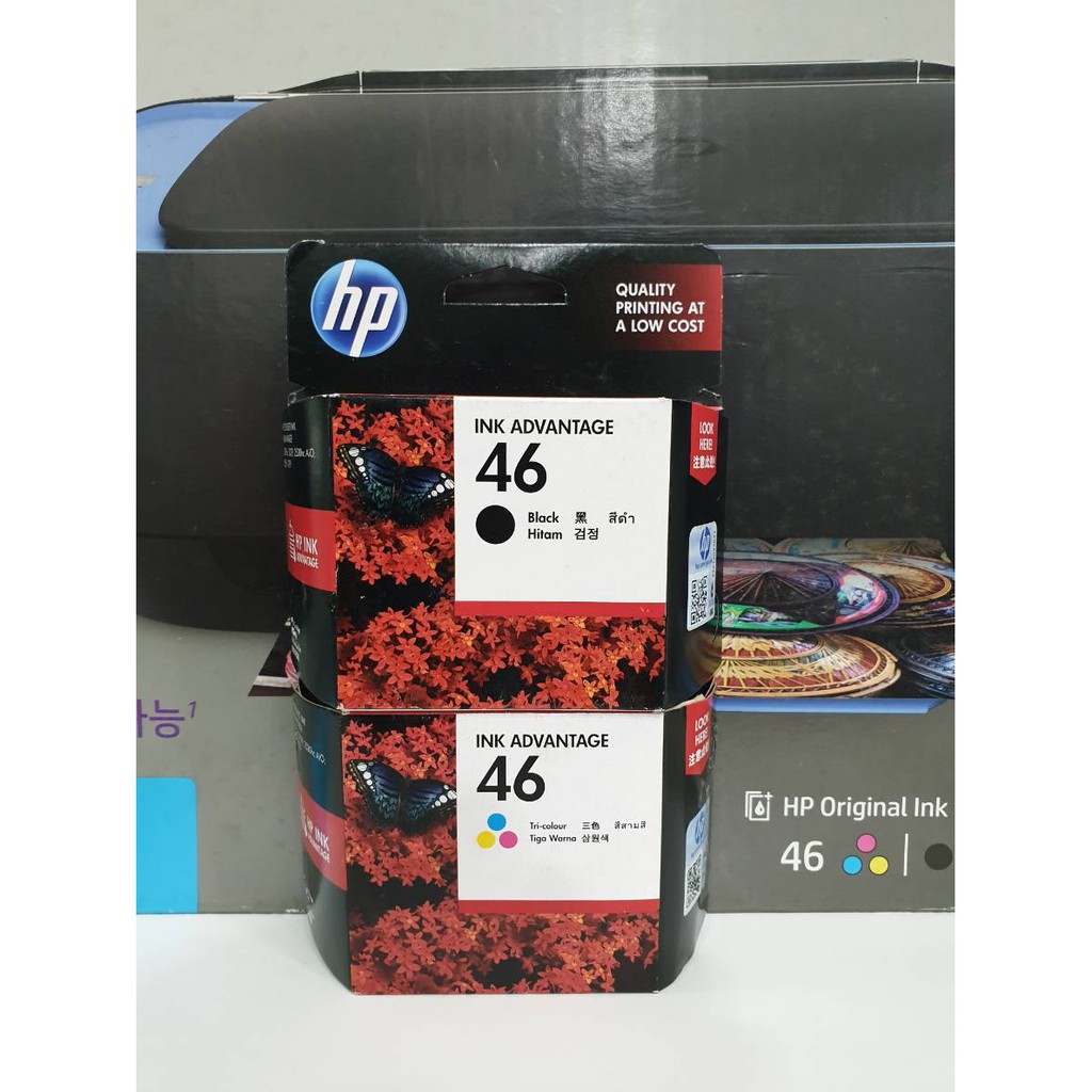 HP46 HP 46 hp46 ดำ-สี CZ637AA BK CZ638AA CO | Shopee Thailand
