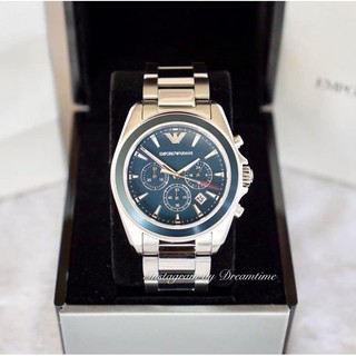 Armani AR6091 Classic Yajue เวลาสามตาสแตนเลสสายนาฬิกา 44mm