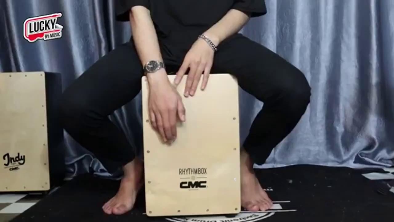 กลองคาฮอง-cmc-คาจอน-cajon-รุ่น-prelude-สีฟ้า-คาฮอง-รุ่นยอดฮิต-ฟรี-กระเป๋า-cajon-cmc-อย่างหนา-มีปลายทาง