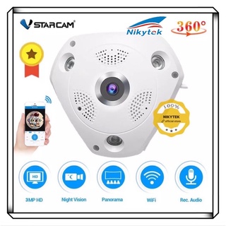 สินค้า VStarcam C61S -มุมมองกว้าง 360องศาPanoramic IP Camera ชัด3 ล้าน