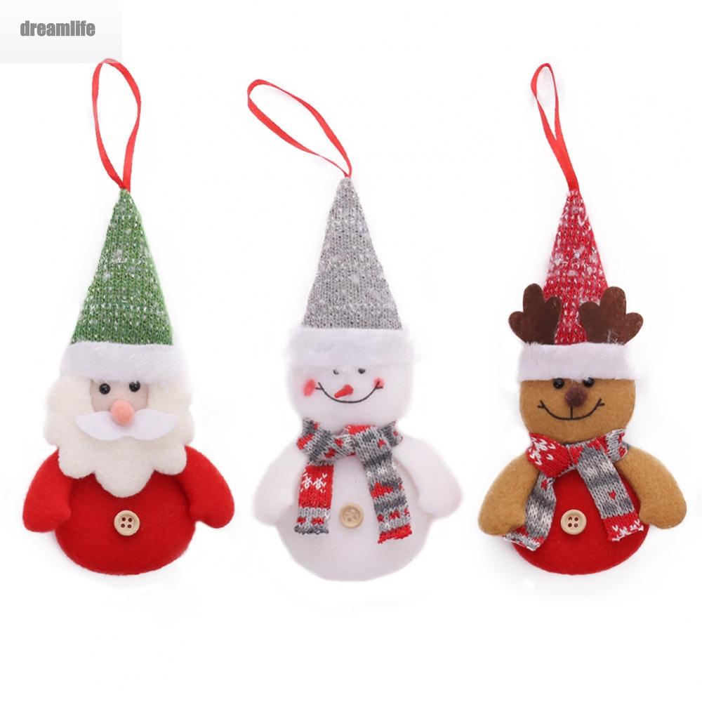 dreamlife-christmas-decorative-dolls-snowman-cartoon-dolls-hanging-desktop-decorations