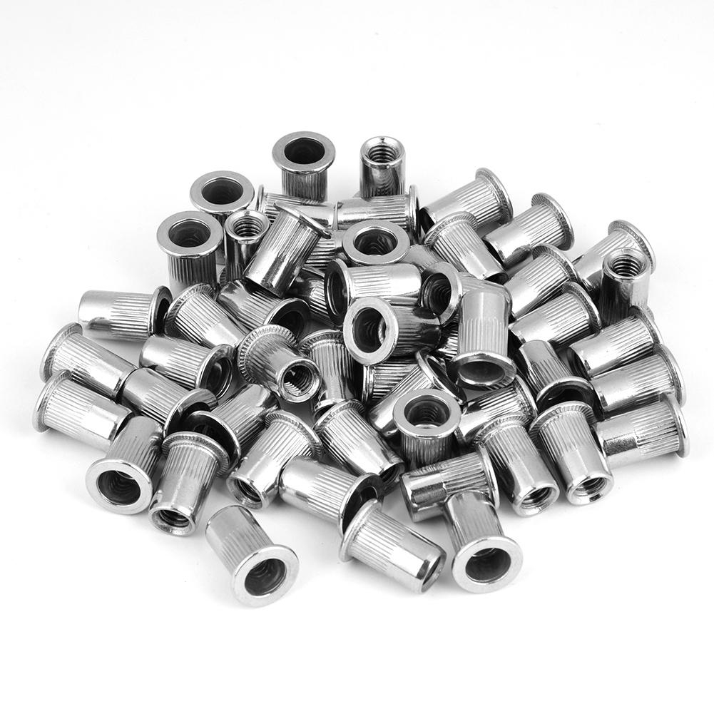 ภาพสินค้า200pcspcs Threaded Insert M3, M4, M5, M6 304 Steel Blind Rivet Nut High Quality จากร้าน xguli.th บน Shopee ภาพที่ 3