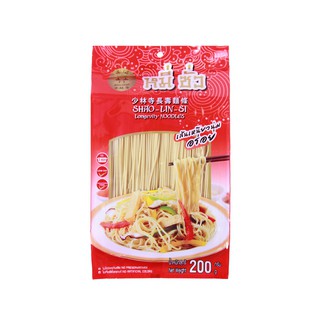 ภาพหน้าปกสินค้าหมี่ซั่วหลือง ตรุษจีน สารทจีน กินเจ เส้นเหนียว นุ่ม อร่อย Shao Lin Si Longevity Noodles 200 g ซึ่งคุณอาจชอบราคาและรีวิวของสินค้านี้