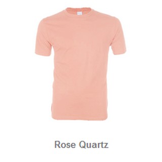 เสื้อยืดสีพื้น ROSE QUARTZ ( สีชมพูกุหลาบ )