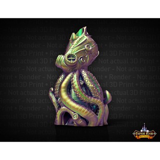 [Plastic] Fates End Dice Tower for Board Game/ Tabletop Games: Octopunk Tower  - หอคอยถอยเต๋า