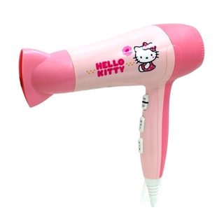 Hello Kitty ไดร์เป่าผม รุ่น HR-1802 ไดร์เป่าผม ไฟฟ้า ลายคิตตี้ Oxygen กำลังไฟ 1800 วัตต์