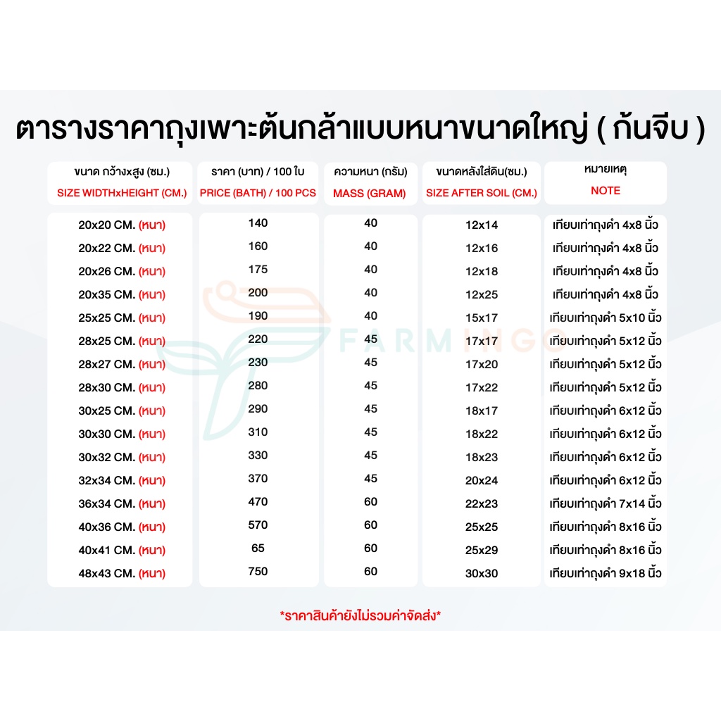 ถุงเพาะชำ-ถุงเพาะต้นกล้าแบบบางย่อยสลายได้-100-ใบ-แบบหนา