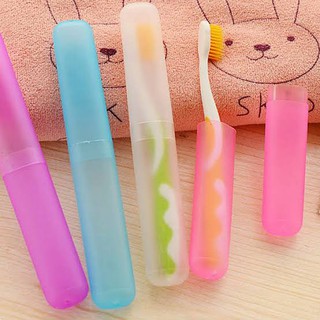 ซื้อ 1แถม1 ที่เก็บแปรงฟัน แบบพกพา ที่ใส่ยาสีฟัน ที่เก็บแปรง แปรงสีฟัน toothbrush holder toothbrush กล่องใส่แปรงสีฟัน