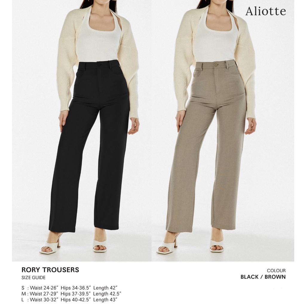 aliotte-rory-trousers-กางเกงสแลคขายาวกระดุมหน้า