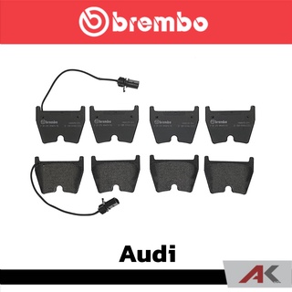 ผ้าเบรกหน้า Brembo โลว์-เมทัลลิก สำหรับ Audi RS6 Quattro, R8 Brem 8pot รหัสสินค้า P85 078B ผ้าเบรคเบรมโบ้