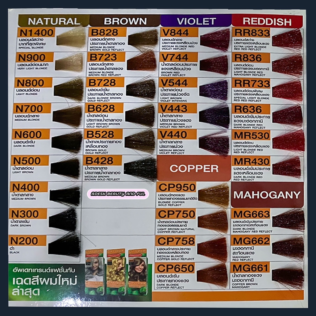 ดีแคช-ออพติมัส-mr430-บลอนด์เข้มประกายแดงเหลือบแดง-สีผมดีแคช-สีย้อมผม-dcash-optimus-dark-blonde-red-red-reflect-color