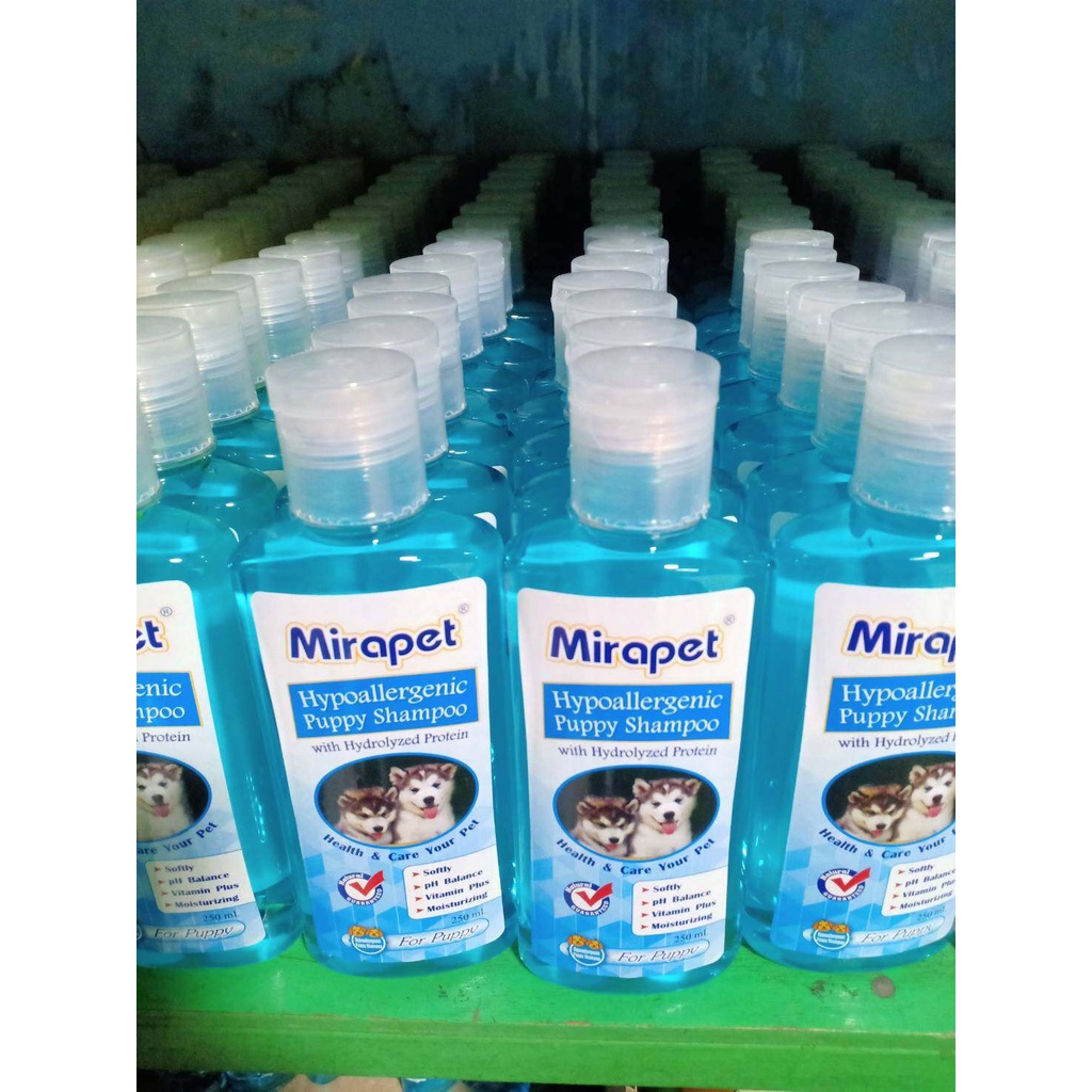 mirapet-แชมพูลูกสุนัข-สูตรบำรุงผิวหนังเเละเส้นขน-สำหรับลูกสุนัข-250-ml