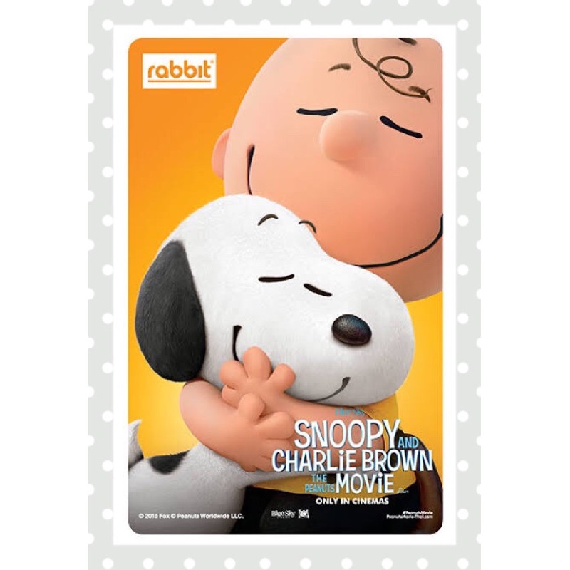 SNOOPY and CHARLIE BROWN x rabbit card | Shopee Thailand