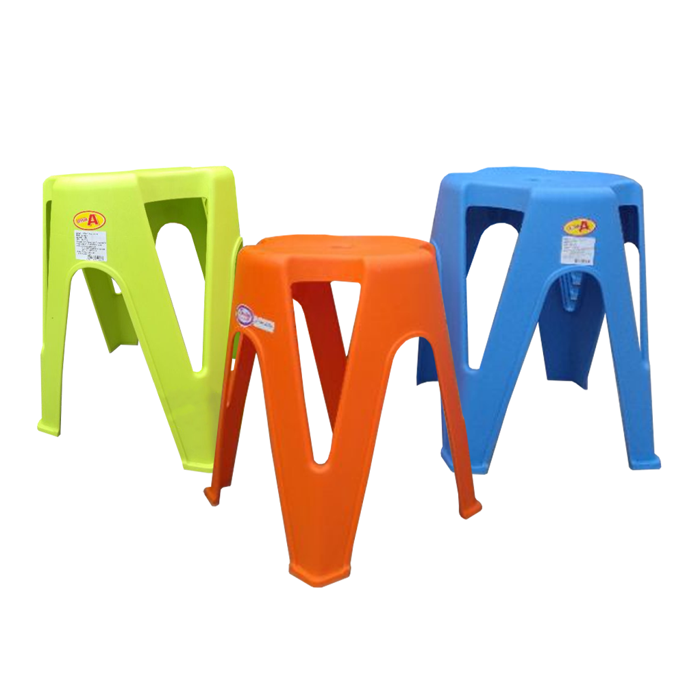 รูปภาพสินค้าแรกของเก้าอี้พลาสติก ฟลอร่า ขนาด 47.5x47.5x45 cm. มี3สี ฟ้า/ เขียว/ ส้ม