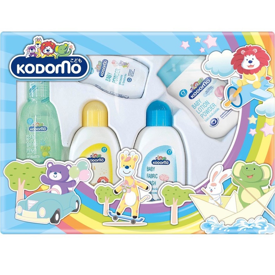 ขายดีที่สุด-ชุดของขวัญ-โคโดโม-kodomo-gift-set-ชุดของขวัญ-โคโดโม-ชุดเล็ก-ผลิตภัณฑ์ดูแลเด็ก-1-ชุด