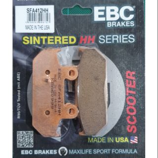 ผ้าเบรค EBC Brakes รุ่น HH sintered/ ผ้าหลัง Suzuki Burgman650,  Burgman400