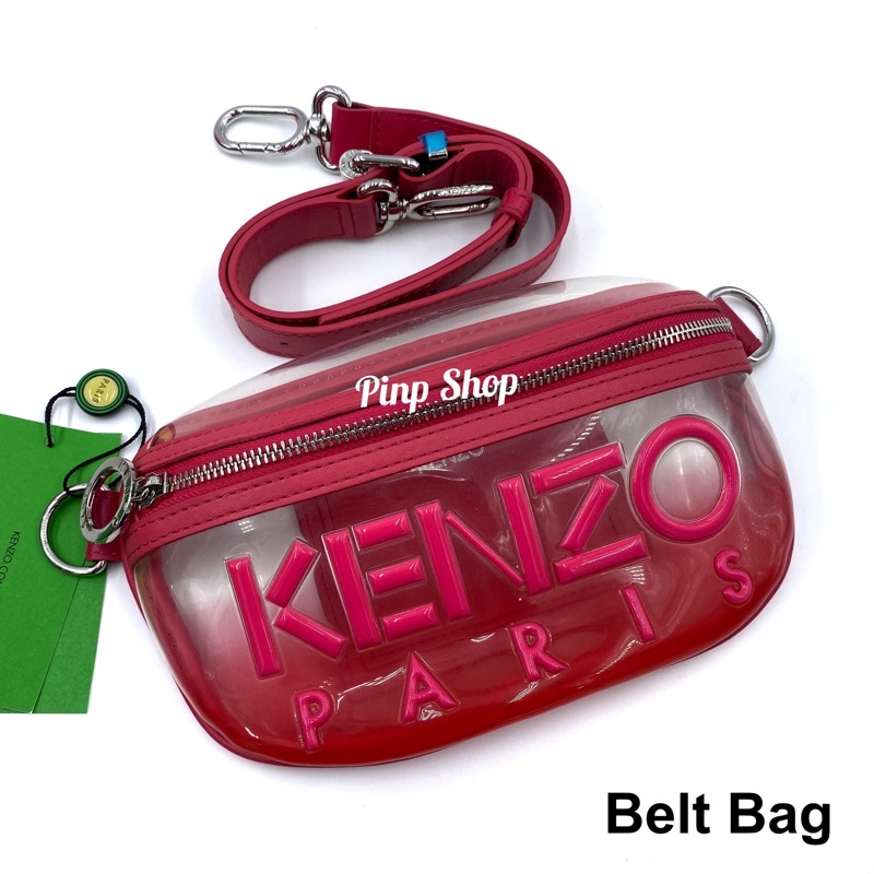 Kenzo tranparents kombo Belt bag / Bumbag camera crossbody กระเป๋า เคน