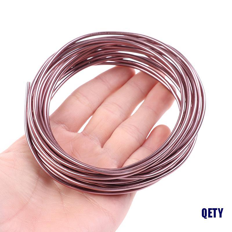 (QETY) ลวดอลูมิเนียมอโนไดซ์ สำหรับดัดบอนไซ ขนาด 16.5 ฟุต (สีน้ำตาล ...