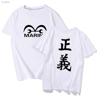 เสื้อวินเทจผญ - อะนิเมะเสื้อยืดVentmแขนสั้นผู้ชายหนึ่งชิ้นหนวดสีขาวรอบเยาวชนกองทัพบกยุติธรรมกองทัพเ