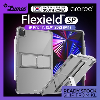 Araree Flexield SP เคสโทรศัพท์มือถือ ยืดหยุ่น ป้องกัน ควบคุมมุม ลายมัค สําหรับ Apple iP Pro 11 iP Pro 12.9 นิ้ว 2021 (M1)
