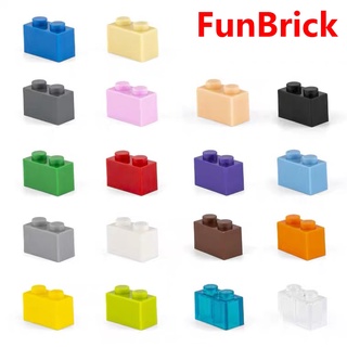 [Funbrick] ของเล่นตัวต่ออิฐ 1x2 3004 เข้ากันได้กับของเล่นตัวต่อ Blcok DIY 50 ชิ้น