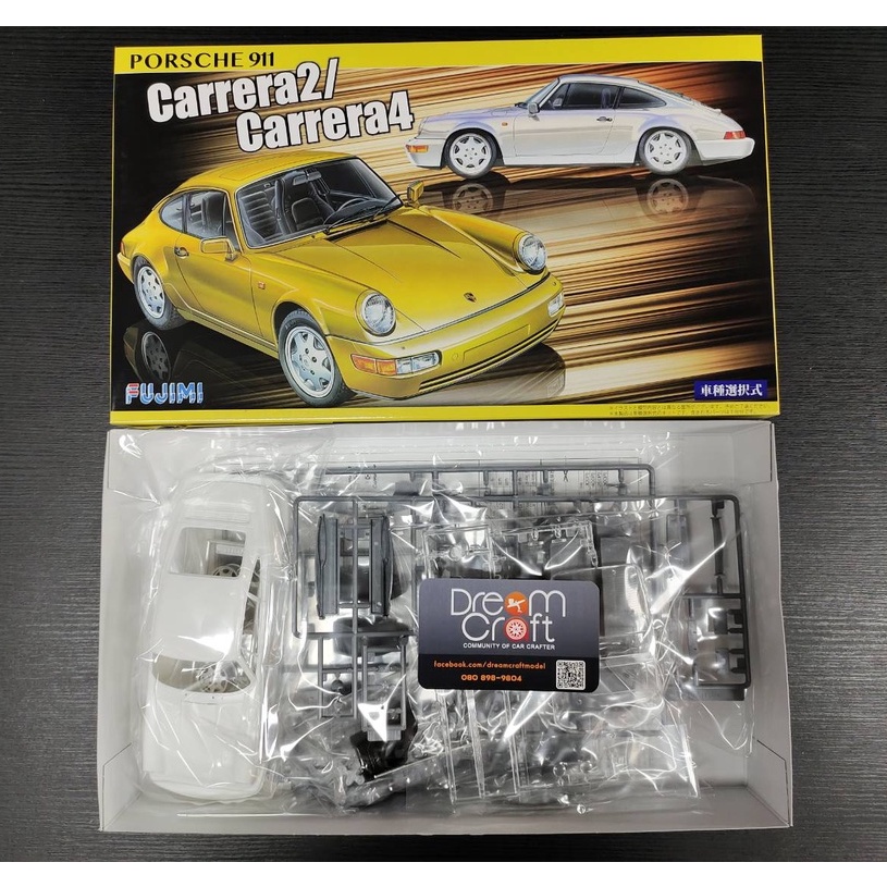 fujimi-1-24-porsche-911-carrera-2-carrera-4-โมเดลรถยนต์-model-dreamcraft