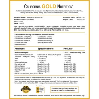 ภาพขนาดย่อของภาพหน้าปกสินค้าCALIFORNIA GOLD NUTRITION LACTOBIF PROBIOTICS จากร้าน onetyone บน Shopee ภาพที่ 2