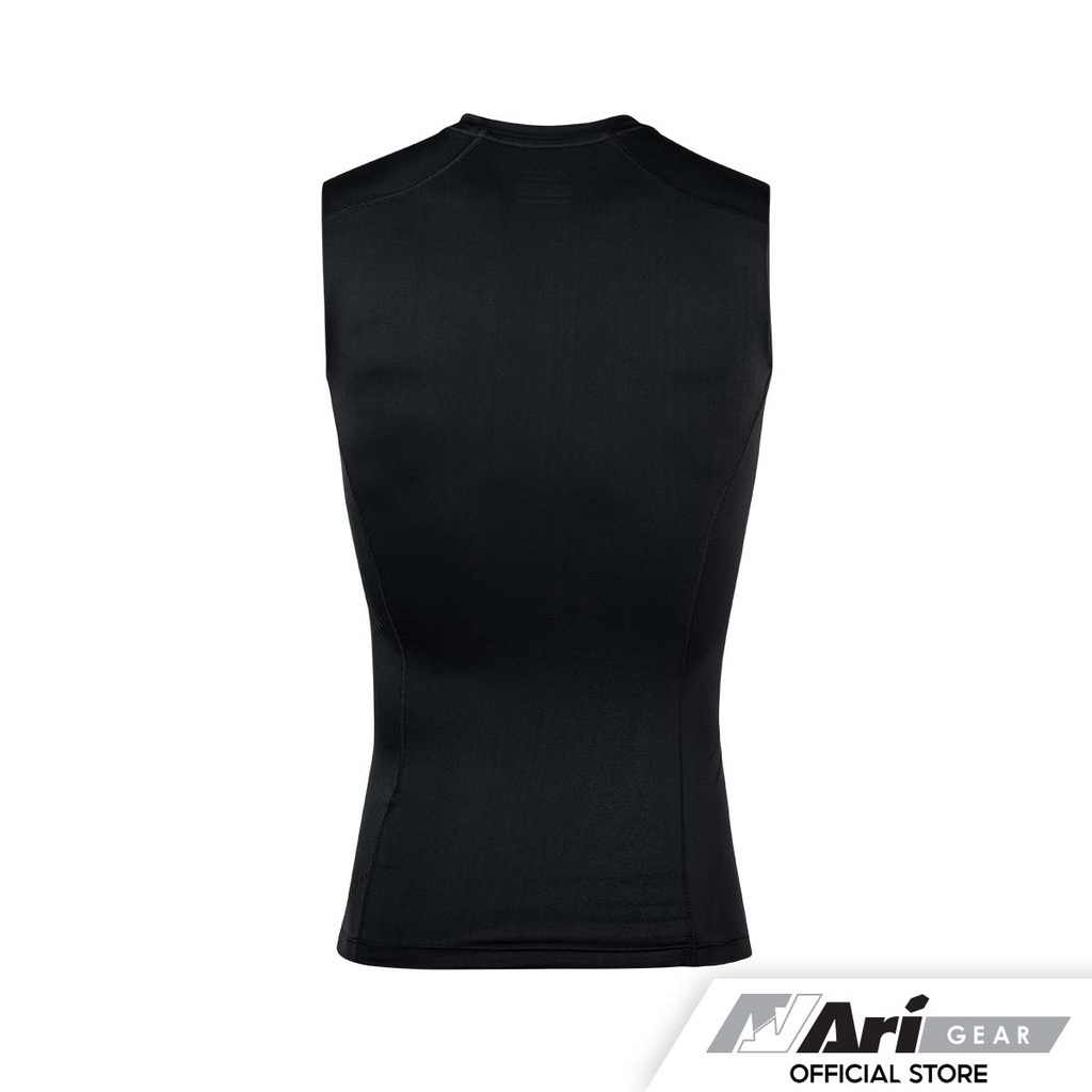 ari-compact-fit-sleeveless-black-white-เสื้อรัดกล้ามเนื้อ-อาริ-คอมแพค-ฟิต-แขนกุด-สีดำ