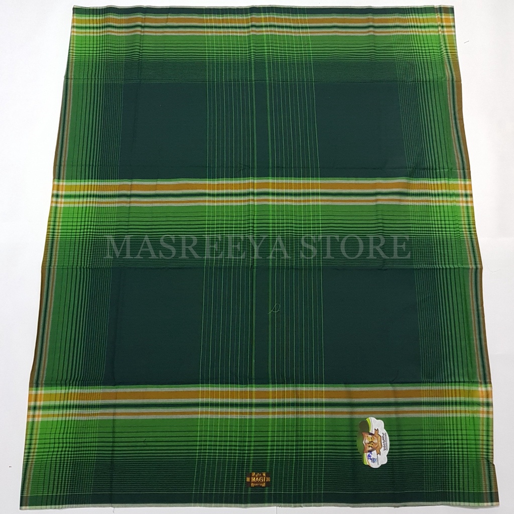 ภาพสินค้าผ้าโสร่งอินโดฯ ผู้ชาย "HAGI" เย็บสำเร็จ งานอินโดนีเซียแท้100% จากร้าน masreeyastore บน Shopee ภาพที่ 5
