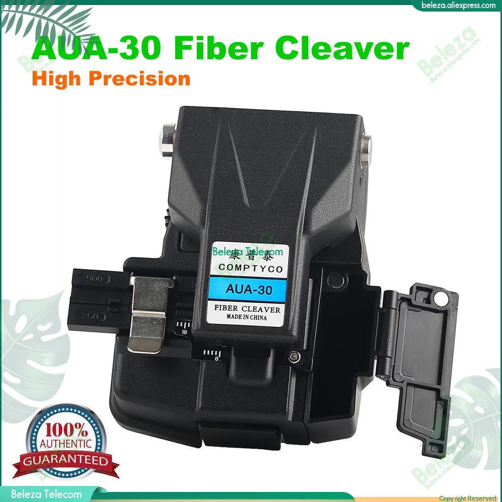 AUA-30 Optical Fiber Cleaver Leather Wire Optic Cable Jumper Fuse ...