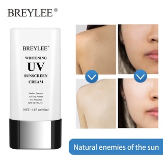 Breylee ครีมกันแดด SPF50 PA+++ ไวท์เทนนิ่ง UV ลดการเกิดคราบ 40 มล.